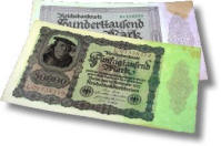 Bild: 100.000 Reichsmark - Geldentwertung, W�hrungsreform, Inflation