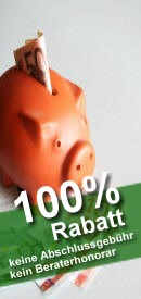 Rabatt bei Sparplan und Einmalzahlung