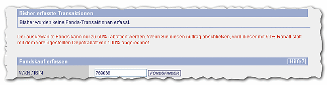 Bild eingeschränkter Rabatt